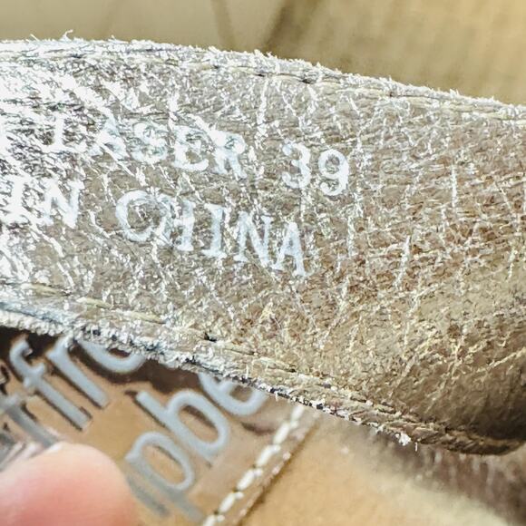 Jeffrey Campbell Shoes Womens 8.5 Beige Suede Slingback Perforated Kitten Heels - Picture 12 of 13